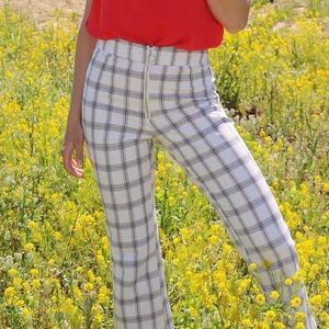 Plaid Retro-Looking Pants Size Small